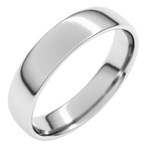 Platinum Lightweight Comfort-Fit European-Style Wedding Band