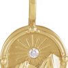 .015 ct. Natural Diamond Earth Element Charm/Pendant