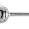 14K White Gold Ball Stud Earrings
