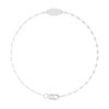 Personalized Sterling Silver Keyhole Link Bracelet, Engraved Name or Date up to 6 Characters, 7 in